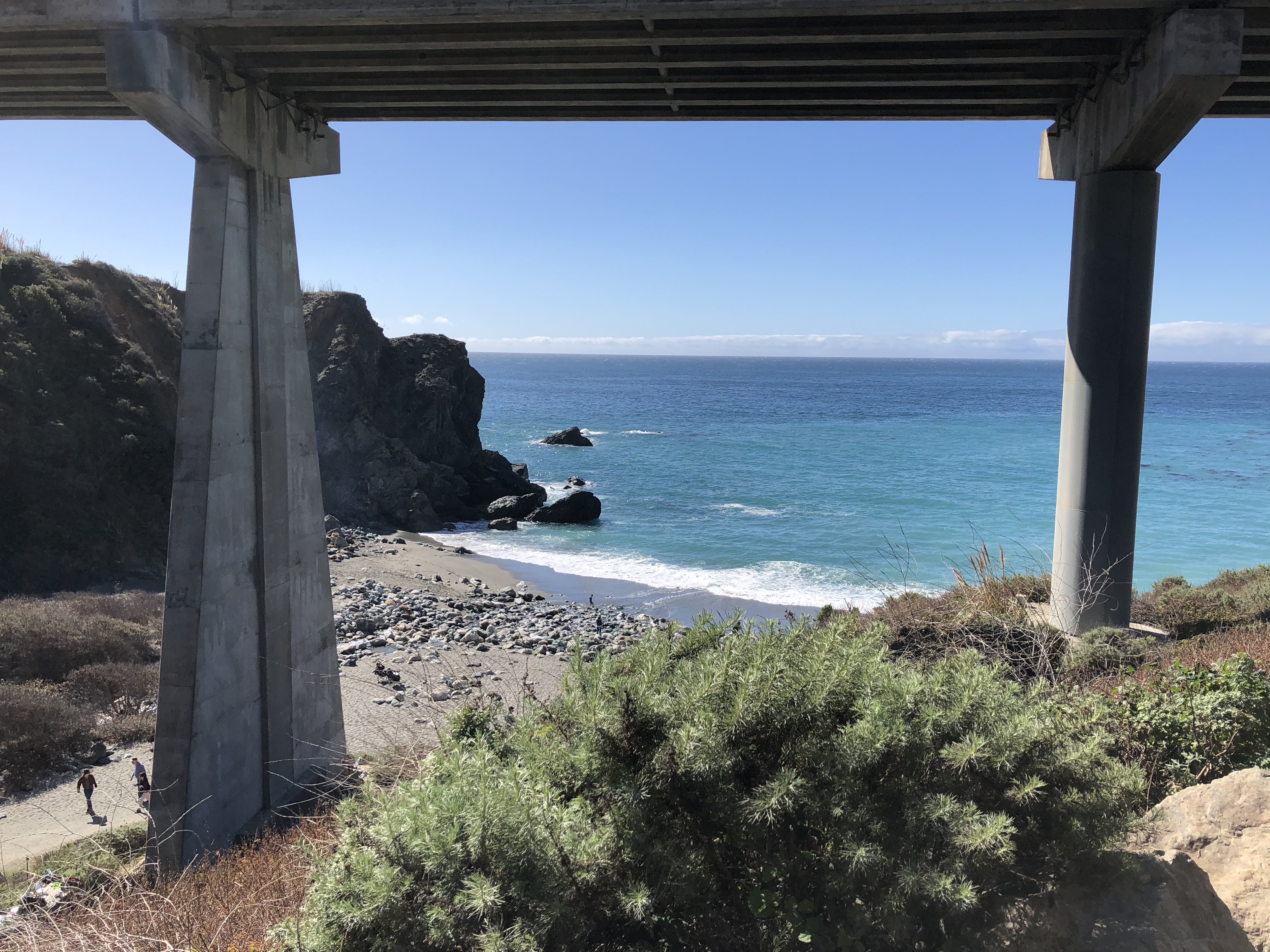 The view from a campsite in Limekiln State Park