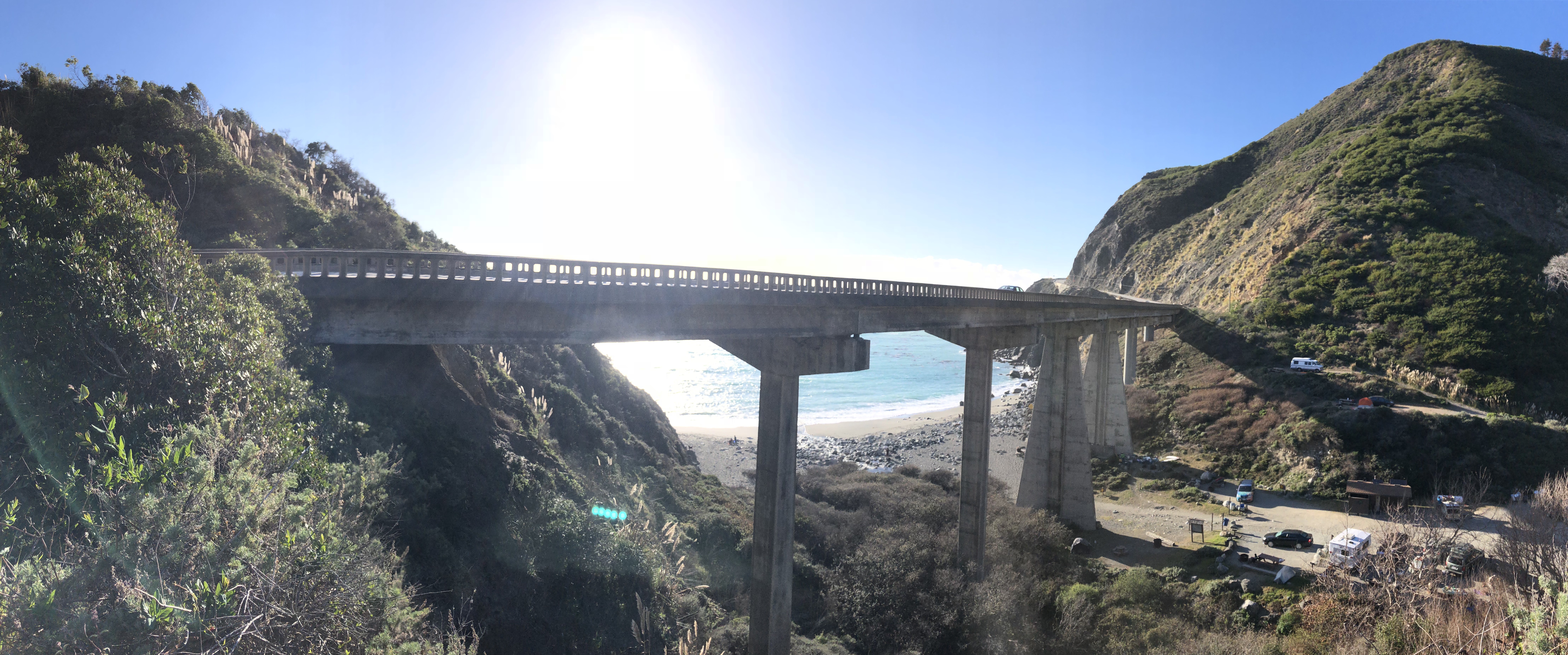 A view of the beach section of Limekiln