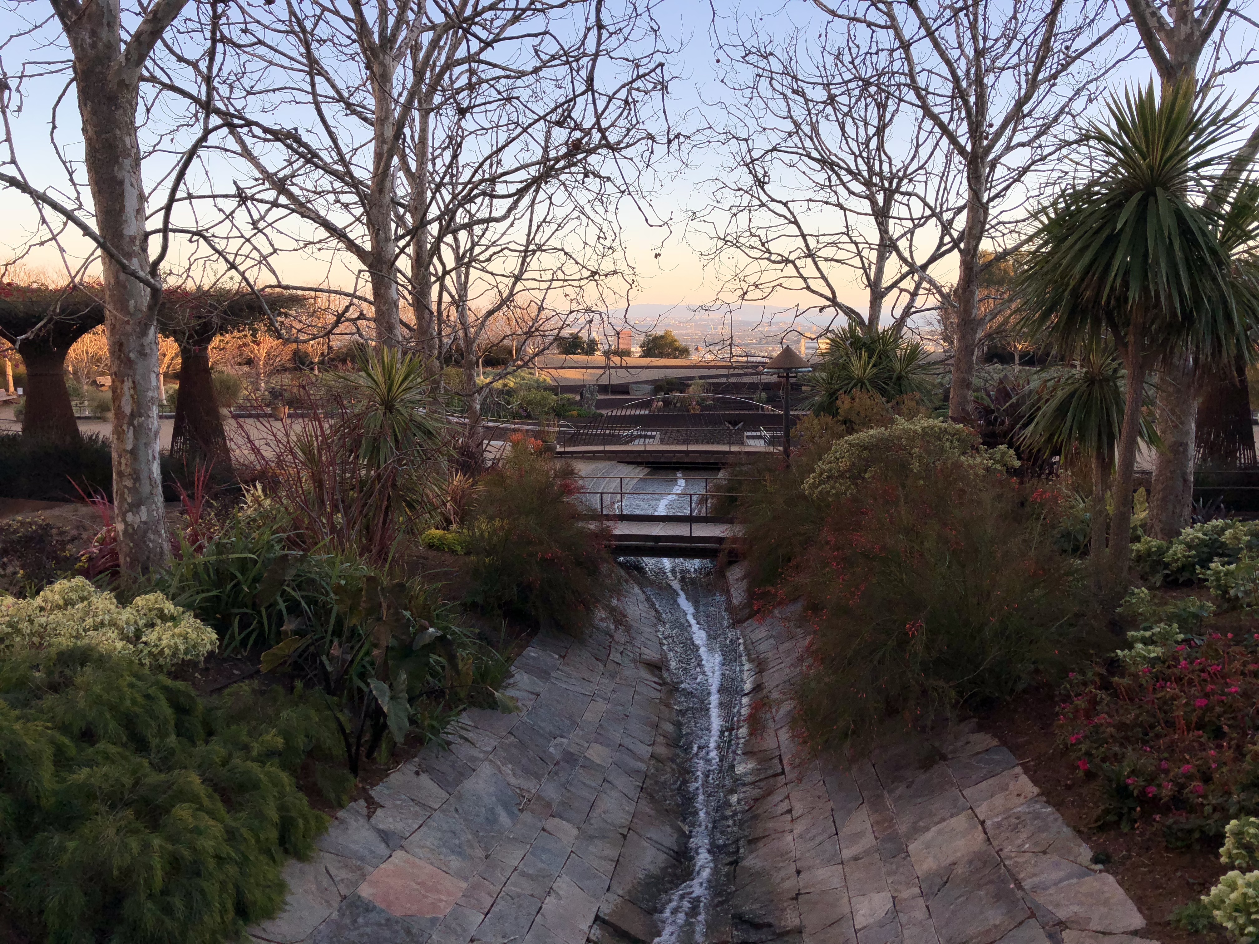 Sunset at the Getty Center