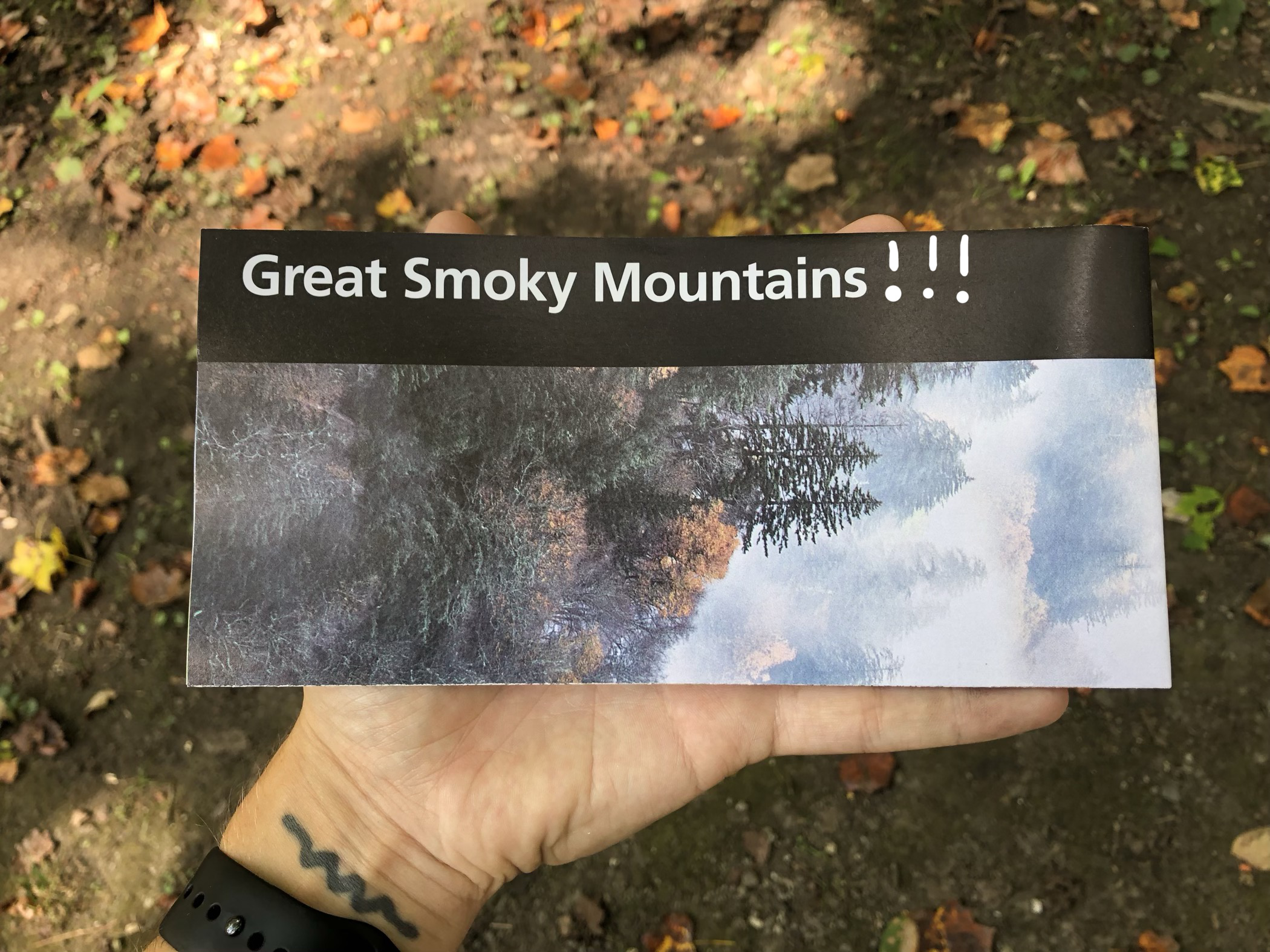 a brochure for Great Smoky Mountains National Park